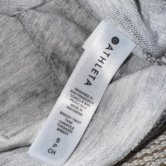 ATHLETA Breezy Twist Tank Black & White Like New Size Small - Picture 5 of 6